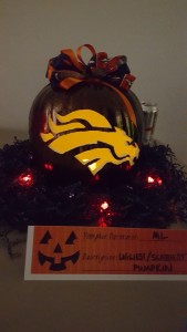 Pumpkin Carving competition winner