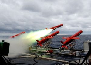 Testing of Missiles on Naval Ship