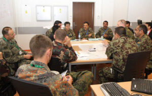 Military Men in a Room